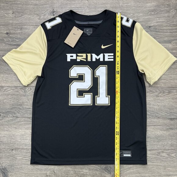 Nike Prime Sadeur Sanders Jersey Sz Large Mens Black Prime 2.0 #21 Football - Picture 2 of 9